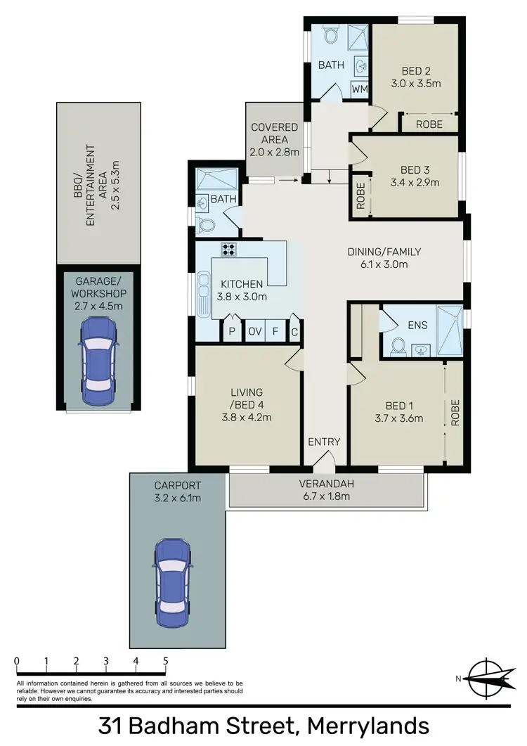 Floorplan of Homely house listing, 31 Badham Street, Merrylands NSW 2160