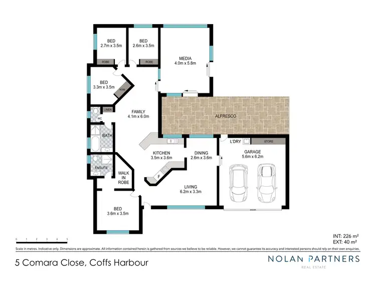 Floorplan of Homely house listing, 5 Comara Close, Coffs Harbour NSW 2450