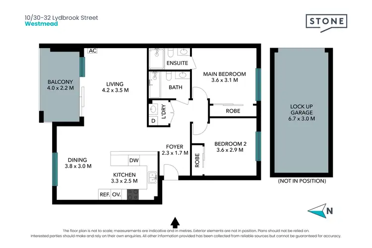 Floorplan of Homely apartment listing, 10/30-32 Lydbrook Street, Westmead NSW 2145