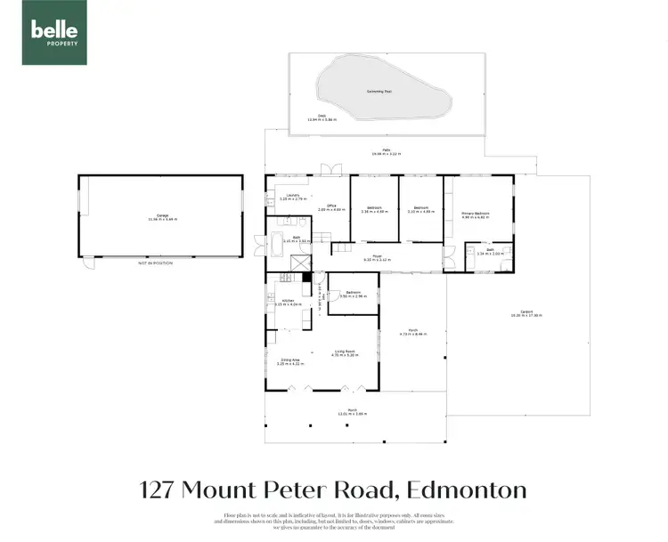 Floorplan of Homely house listing, 127 Mount Peter Road, Edmonton QLD 4869