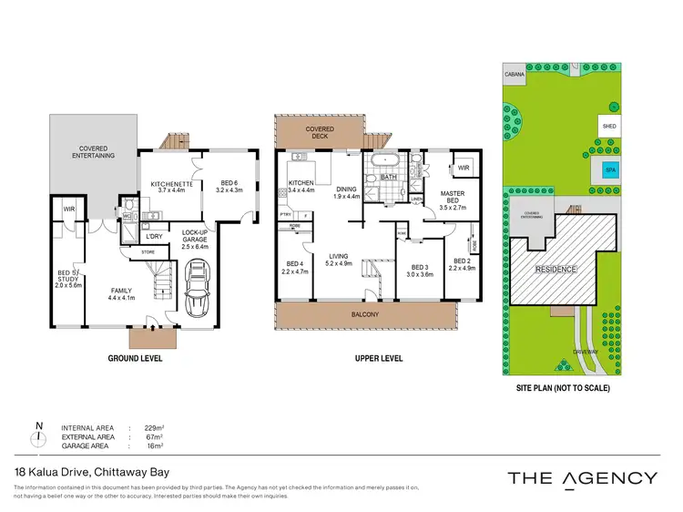 Floorplan of Homely house listing, 18 Kalua Drive, Chittaway Bay NSW 2261