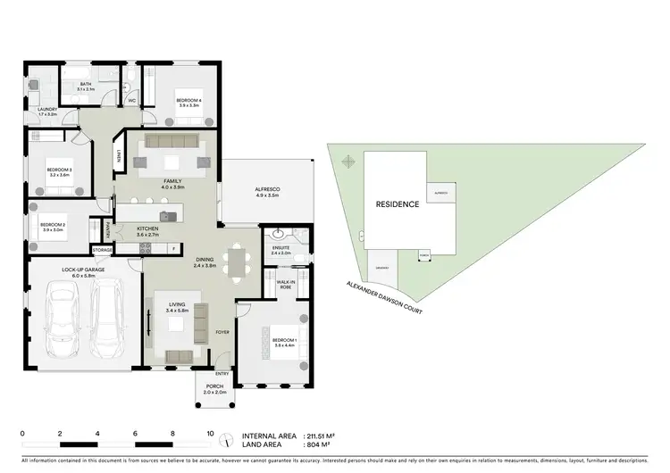 Floorplan of Homely house listing, 22 Alexander Dawson Court, Mudgee NSW 2850