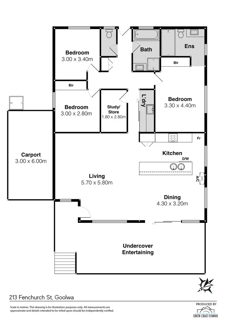 Floorplan of Homely house listing, 213 Fenchurch Street, Goolwa SA 5214