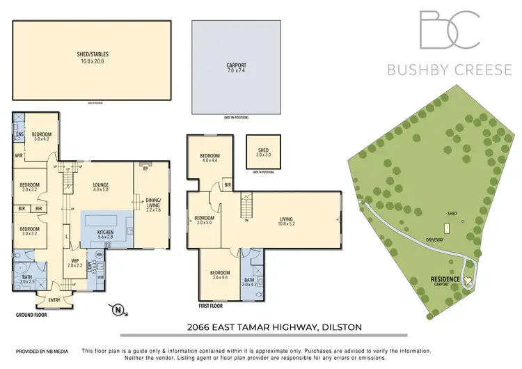 Floorplan of Homely house listing, 2066 East Tamar Highway, Dilston TAS 7252