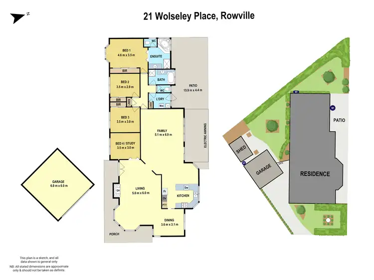 Floorplan of Homely house listing, 21 Wolseley Place, Rowville VIC 3178
