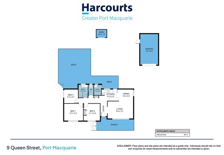 Floorplan of Homely house listing, 9 Queen Street, Port Macquarie NSW 2444