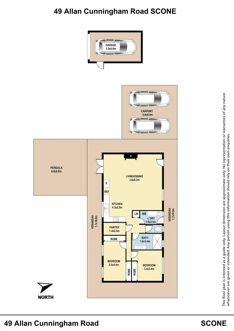 Floorplan of Homely house listing, 49 Allan Cunningham Road, Scone NSW 2337