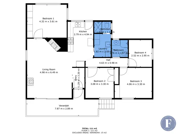 Floorplan of Homely house listing, 43 Murringo Street, Young NSW 2594
