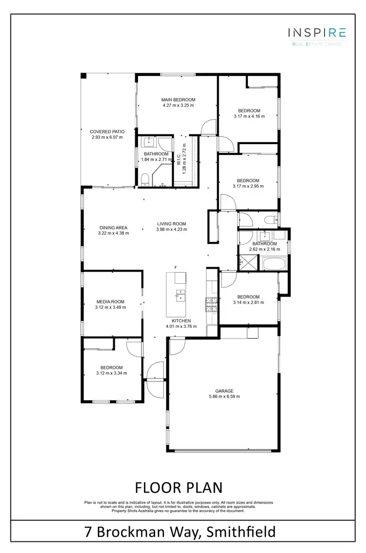 Floorplan of Homely house listing, 7 Brockman Way, Smithfield QLD 4878