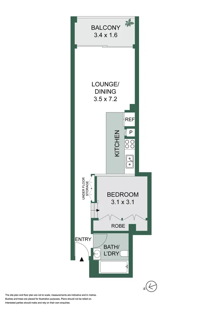 Floorplan of Homely apartment listing, 109/82-92 Cooper Street, Surry Hills NSW 2010
