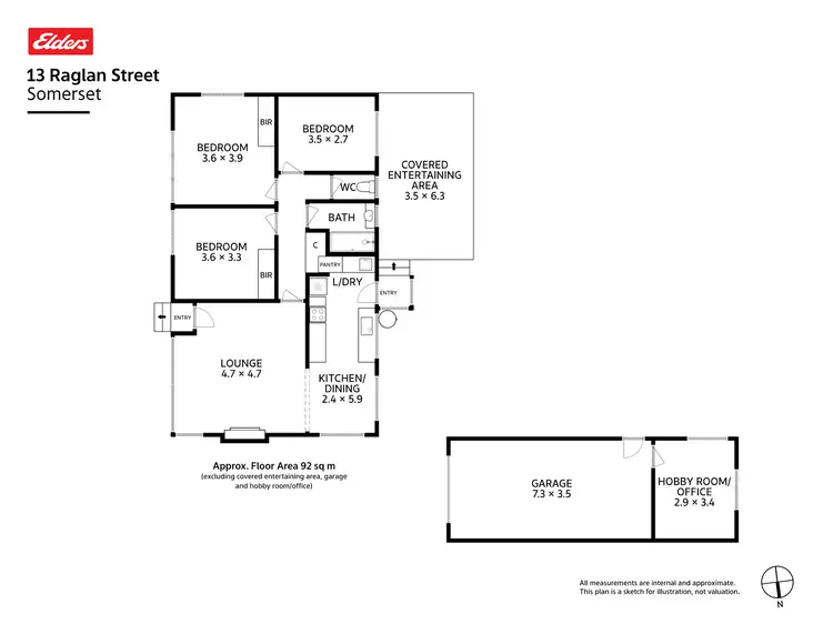 Floorplan of Homely house listing, 13 Raglan Street, Somerset TAS 7322