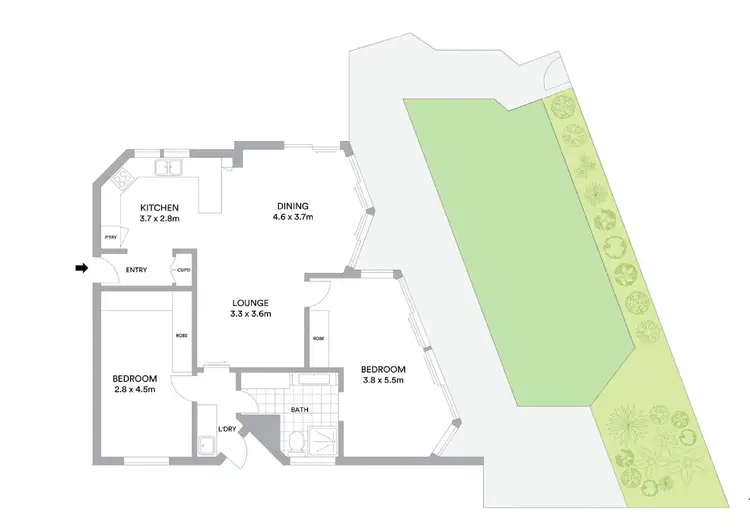 Floorplan of Homely apartment listing, 1/24 The Esplanade, Cronulla NSW 2230