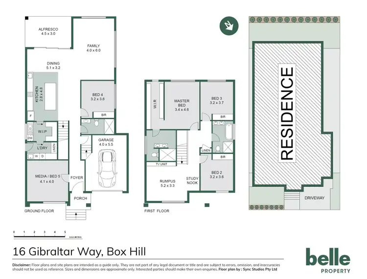 Floorplan of Homely house listing, 16 Gibraltar Way (Rouse Hill Heights), Box Hill NSW 2765