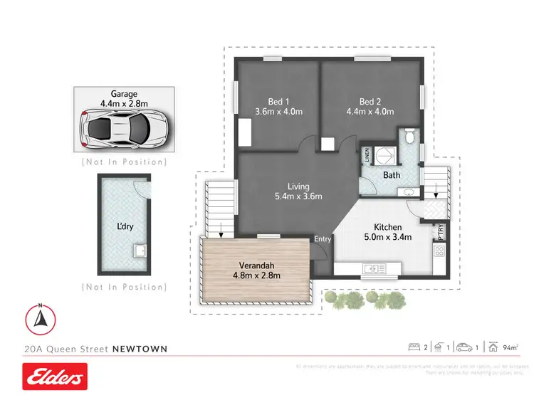 Floorplan of Homely house listing, 20A Queen Street, Newtown QLD 4305