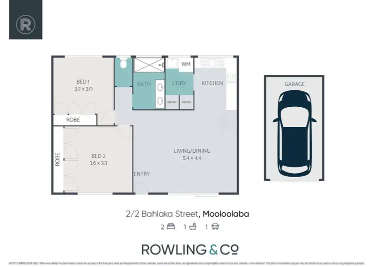 Floorplan of Homely apartment listing, 2/2 Bahlaka Street, Mooloolaba QLD 4557