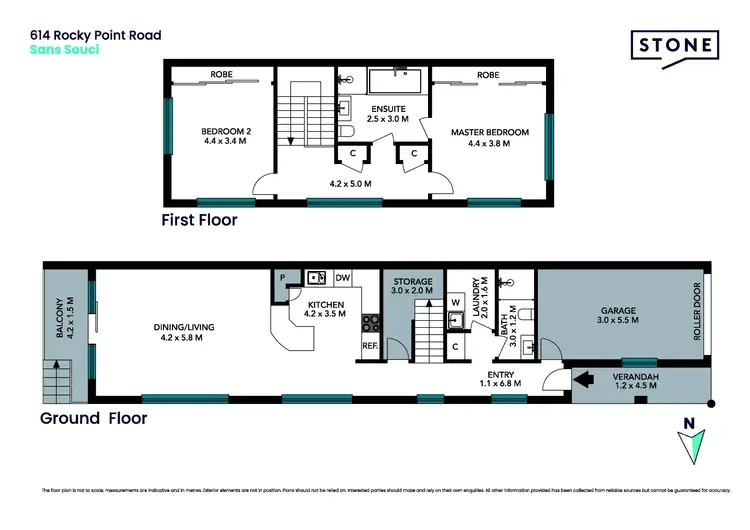 Floorplan of Homely house listing, 614 Rocky Point Road, Sans Souci NSW 2219