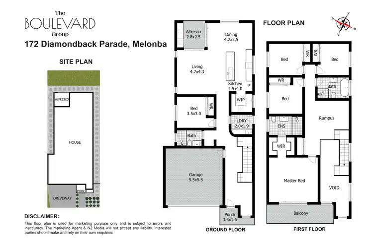Floorplan of Homely house listing, 172 Diamondback Parade, Marsden Park NSW 2765