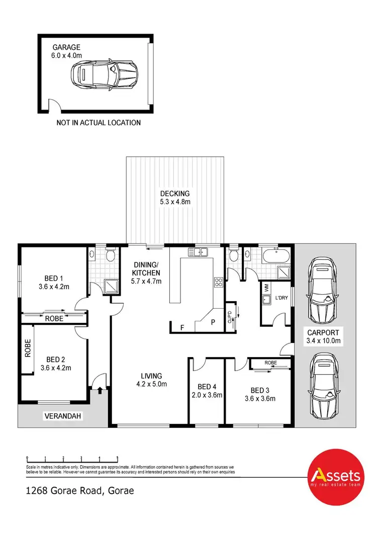 Floorplan of Homely house listing, 1268 Gorae Road, Gorae West VIC 3305