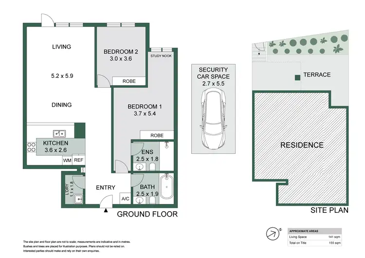 Floorplan of Homely unit listing, 1103/100 Belmore Street, Ryde NSW 2112