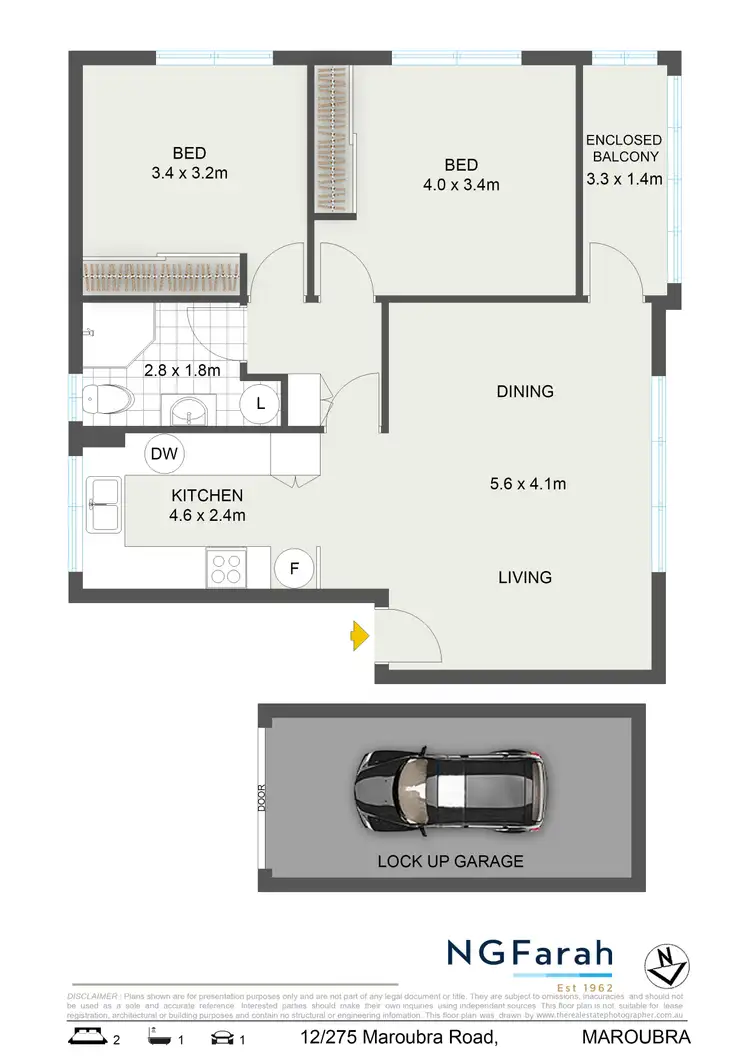 Floorplan of Homely apartment listing, 12/275-277 Maroubra Road, Maroubra NSW 2035