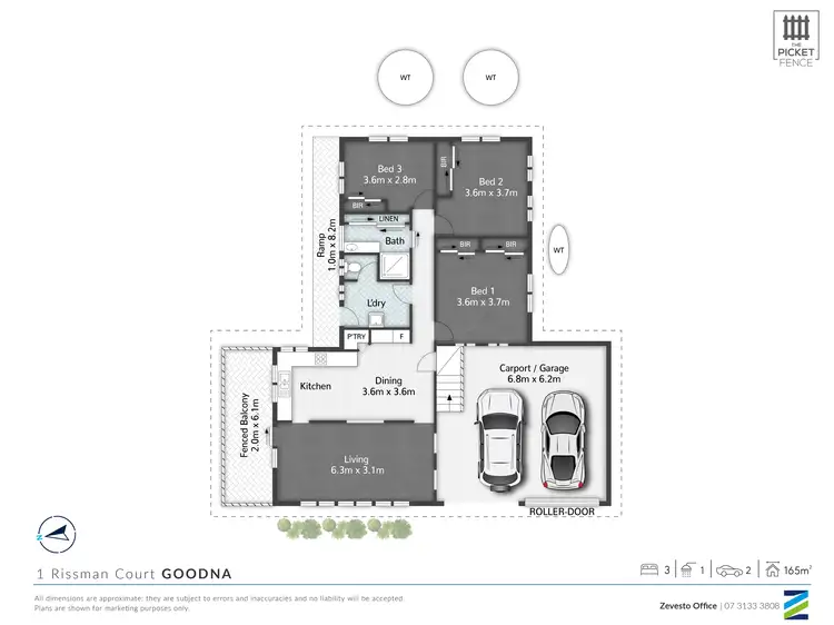 Floorplan of Homely house listing, 1 Rissman Court, Goodna QLD 4300