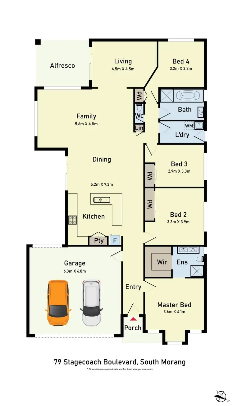 Floorplan of Homely house listing, 79 Stagecoach Boulevard, South Morang VIC 3752