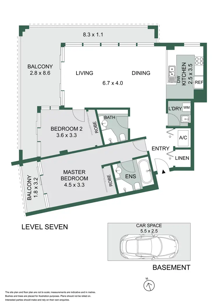 Floorplan of Homely apartment listing, 311/8 Lachlan Street, Waterloo NSW 2017