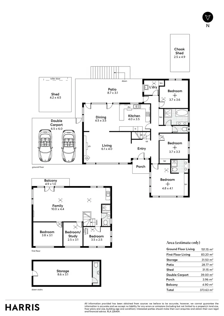 Floorplan of Homely house listing, 5 Alison Avenue, Blackwood SA 5051
