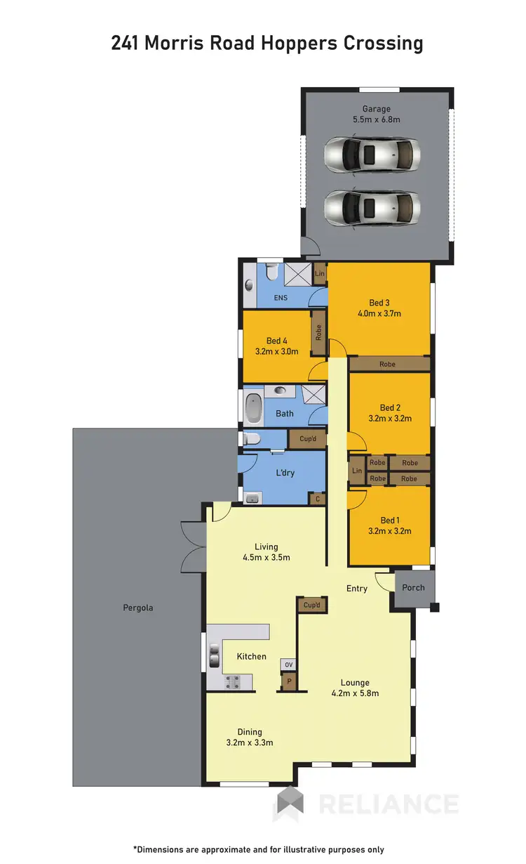 Floorplan of Homely house listing, 241 Morris Road, Hoppers Crossing VIC 3029