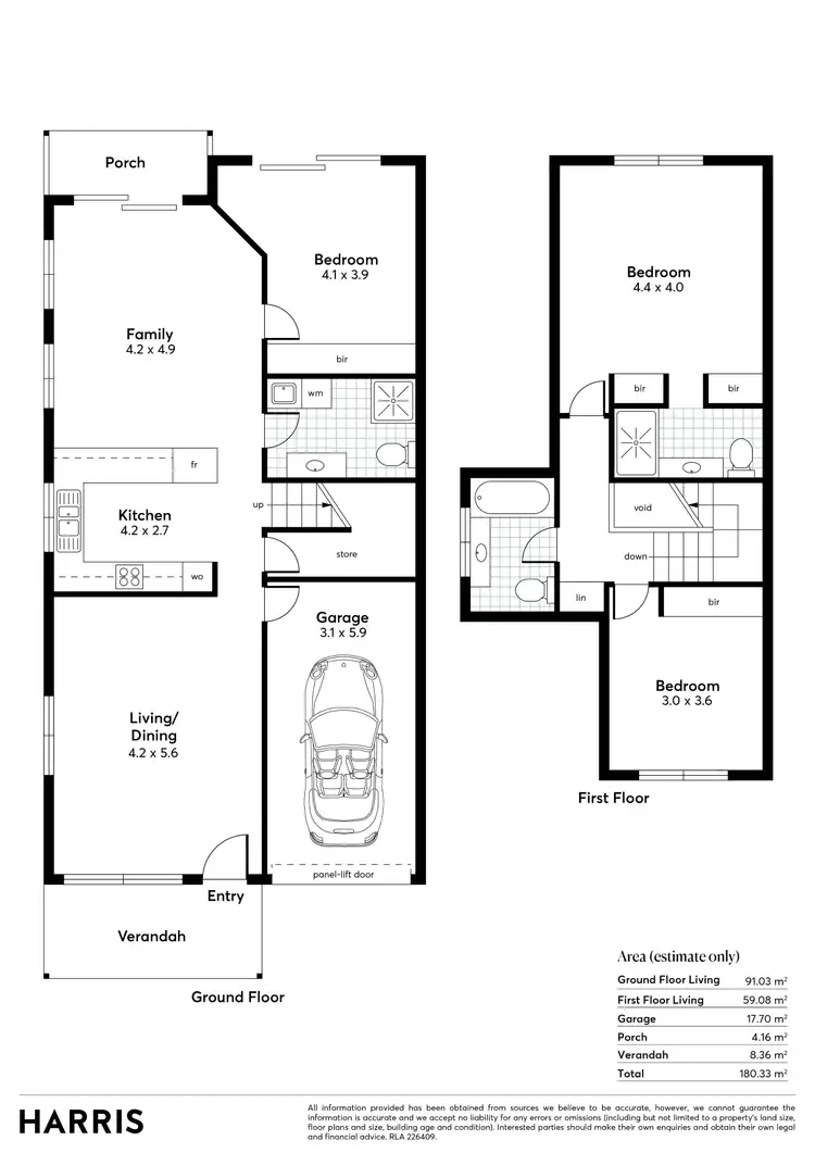 Floorplan of Homely townhouse listing, 4/10 Dawson Street, Fullarton SA 5063
