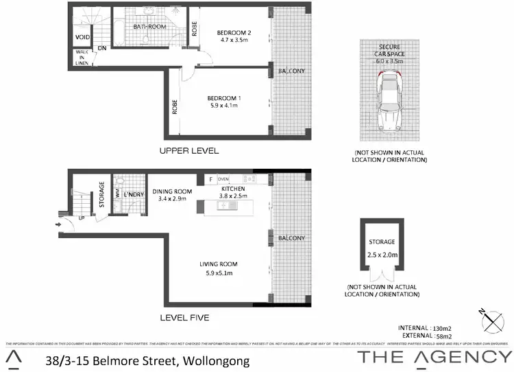 Floorplan of Homely apartment listing, 38/3-15 Belmore Street, Wollongong NSW 2500