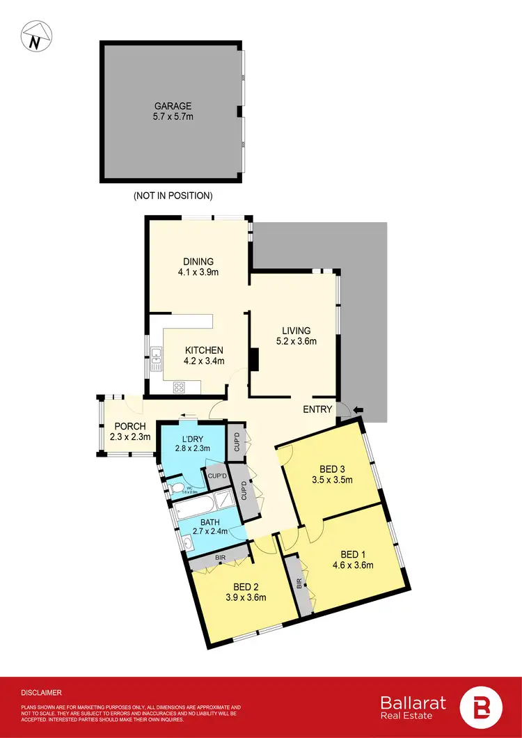 Floorplan of Homely house listing, 18 The Gums, Mount Clear VIC 3350