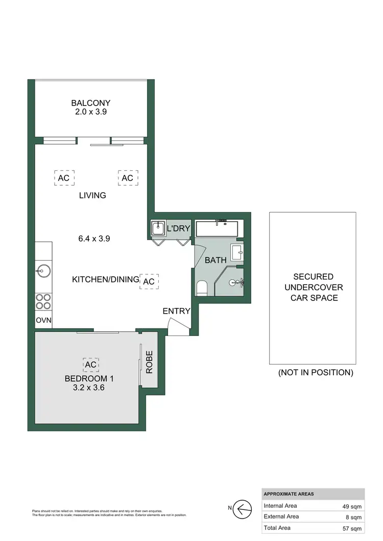 Floorplan of Homely apartment listing, 606/25 Colley Terrace, Glenelg SA 5045