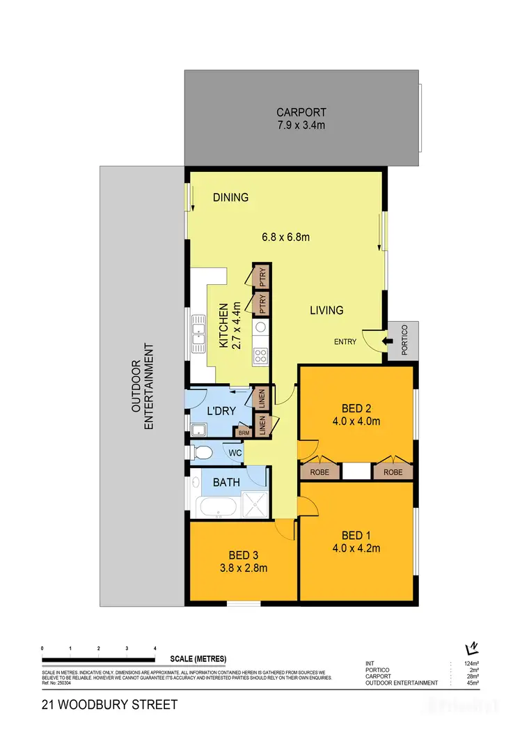 Floorplan of Homely house listing, 21 Woodbury Court, Strathdale VIC 3550
