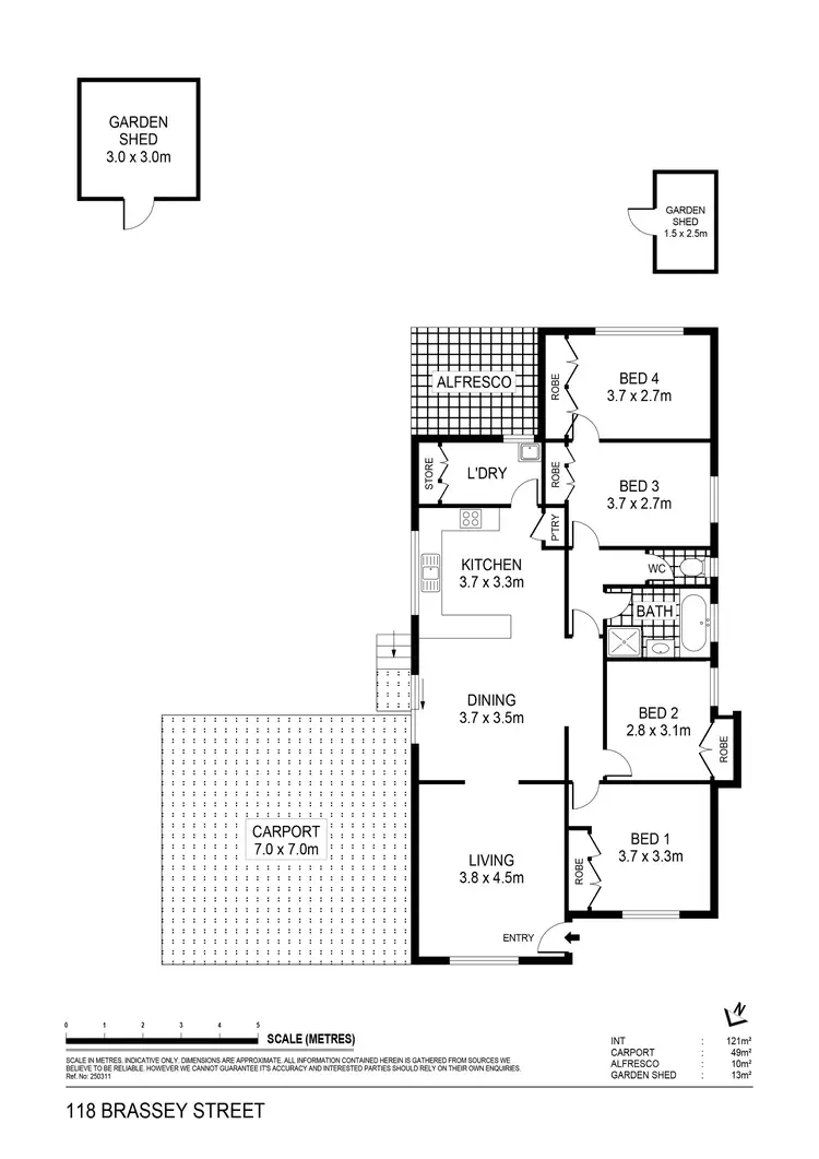 Floorplan of Homely house listing, 118 Brassey Street, Maryborough VIC 3465