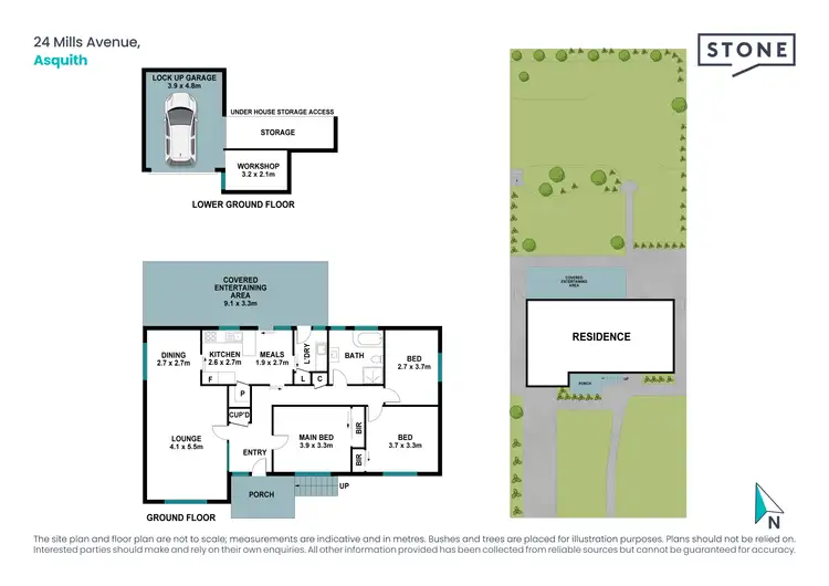 Floorplan of Homely house listing, 24 Mills Avenue, Asquith NSW 2077