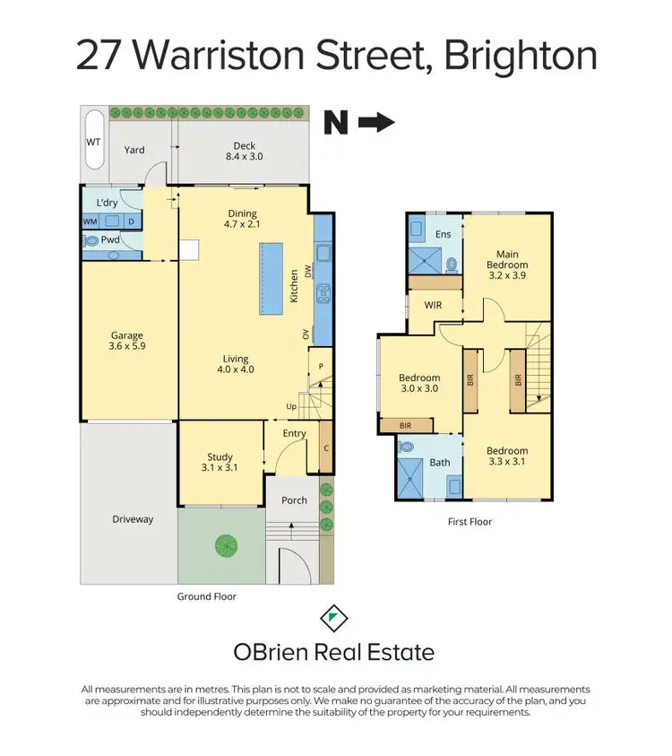 Floorplan of Homely house listing, 27 Warriston Street, Brighton VIC 3186