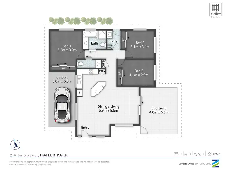 Floorplan of Homely house listing, 2A Alba Street, Shailer Park QLD 4128