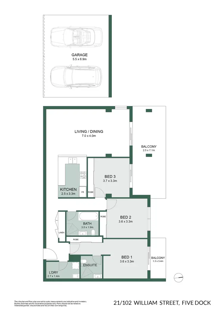 Floorplan of Homely apartment listing, 21/102 William Street, Five Dock NSW 2046