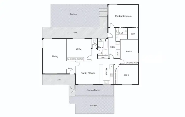 Floorplan of Homely house listing, 42 Gollan Street, Evatt ACT 2617