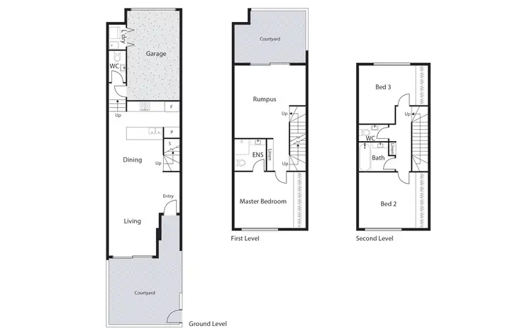 Floorplan of Homely townhouse listing, 4 John Gorton Drive, Coombs ACT 2611