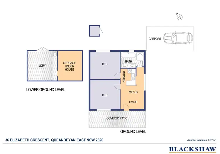 Floorplan of Homely house listing, 36 Elizabeth Crescent, Queanbeyan NSW 2620