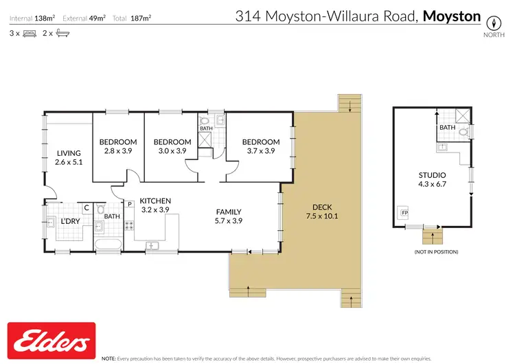Floorplan of Homely rural property listing, 314 Moyston-Willaura Road, Moyston VIC 3377
