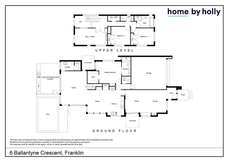 Floorplan of Homely house listing, 6 Ballantyne Crescent, Franklin ACT 2913