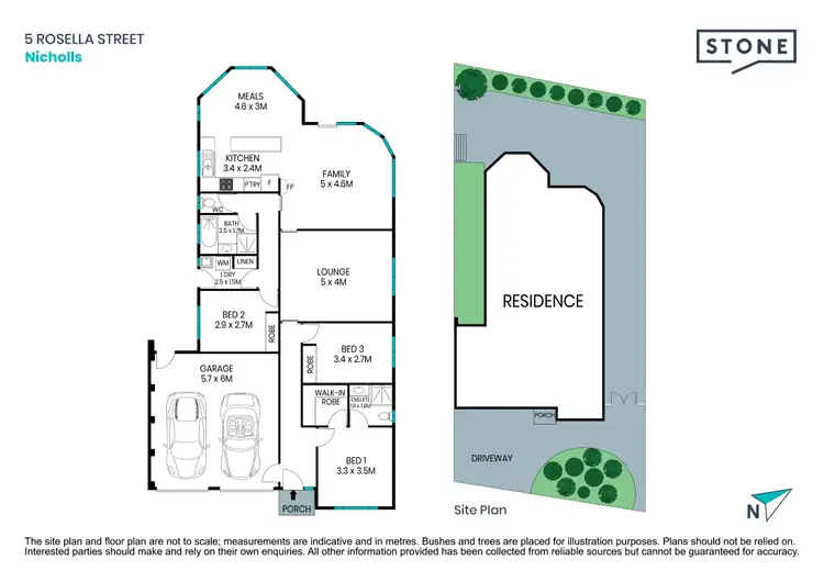Floorplan of Homely house listing, 5 Rosella Street, Nicholls ACT 2913