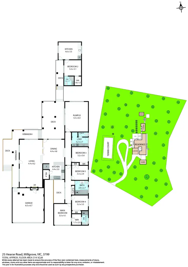 Floorplan of Homely house listing, 25 Hearse Road, Millgrove VIC 3799