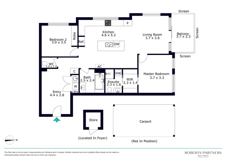 Floorplan of Homely apartment listing, 17/10 Queen Street, Hastings VIC 3915