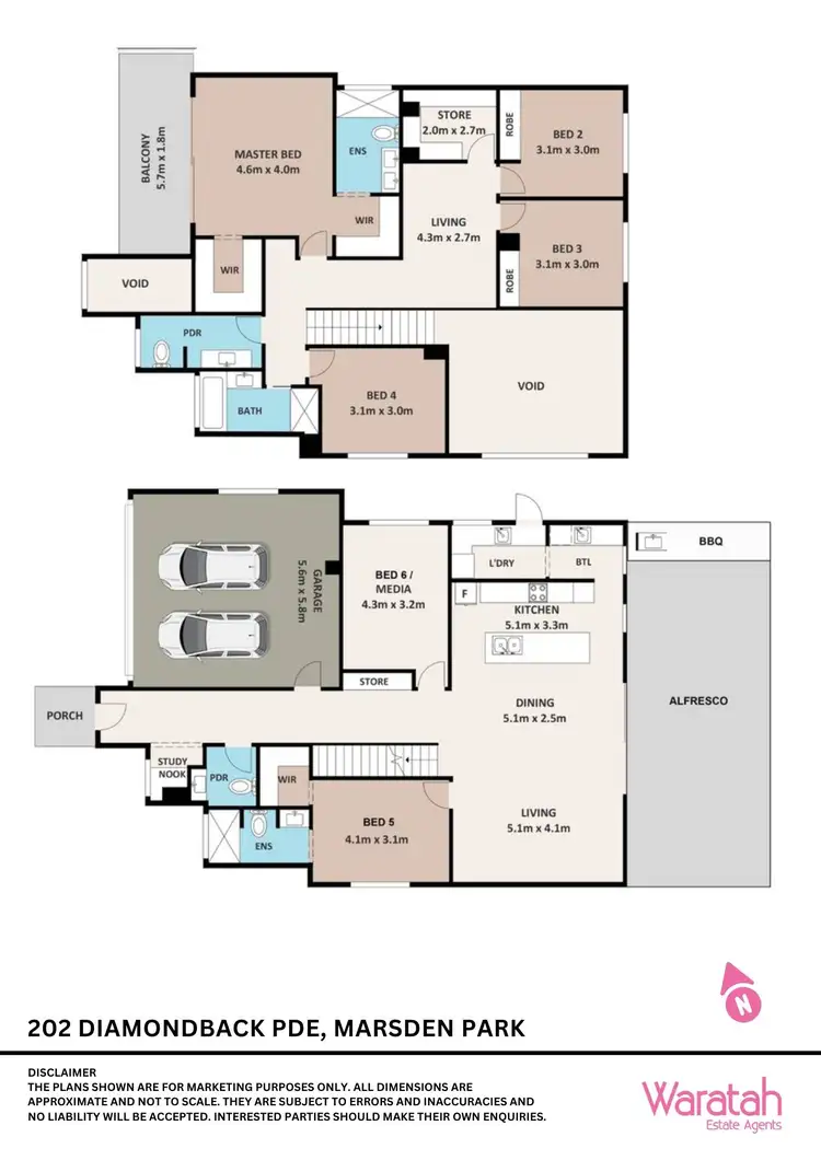Floorplan of Homely house listing, 202 Diamondback Parade, Marsden Park NSW 2765