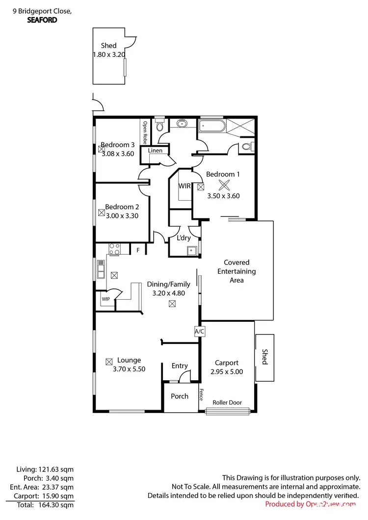 Floorplan of Homely house listing, 9 Bridgeport Close, Seaford SA 5169