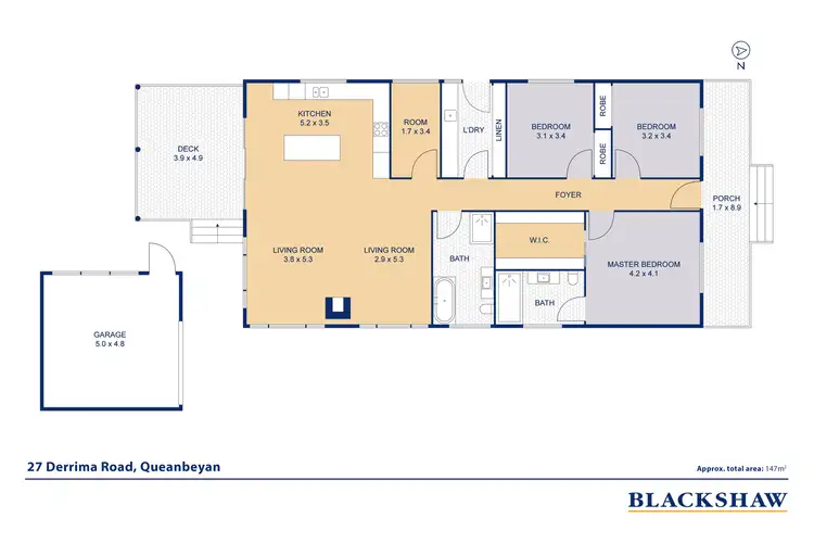 Floorplan of Homely house listing, 27 Derrima Road, Queanbeyan NSW 2620